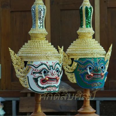 Thai Yaksha Khon Masks 🇹🇭