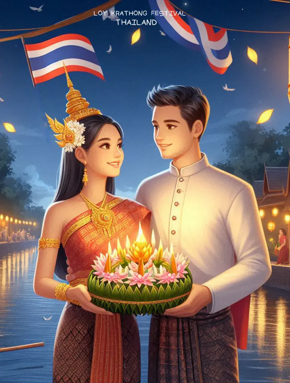 The splendor of Thai culture in Loy Krathong Festival | THAILAND 🇹🇭