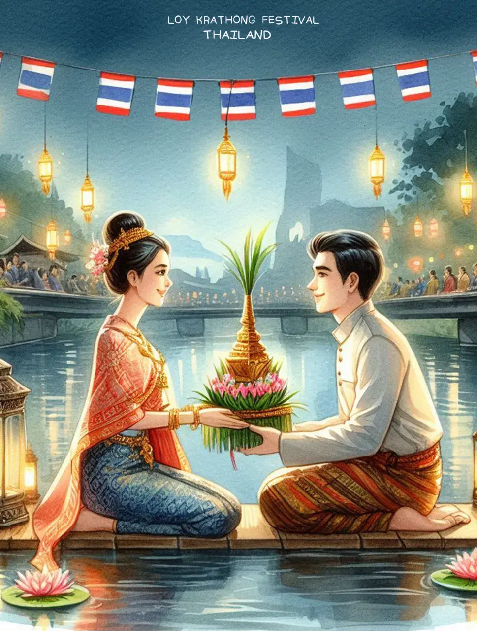 The splendor of Thai culture in Loy Krathong Festival | THAILAND 🇹🇭