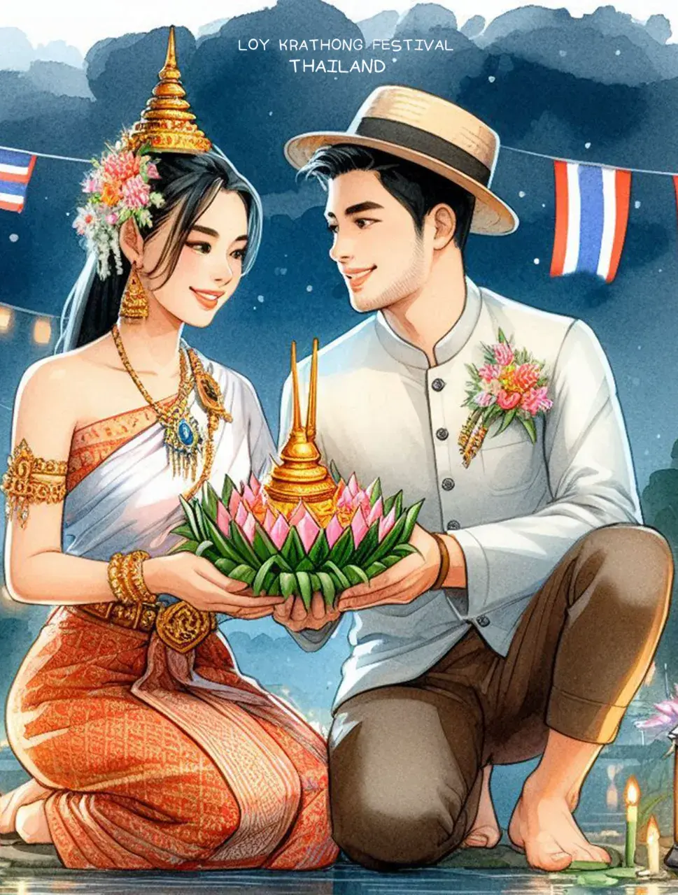 The splendor of Thai culture in Loy Krathong Festival | THAILAND 🇹🇭