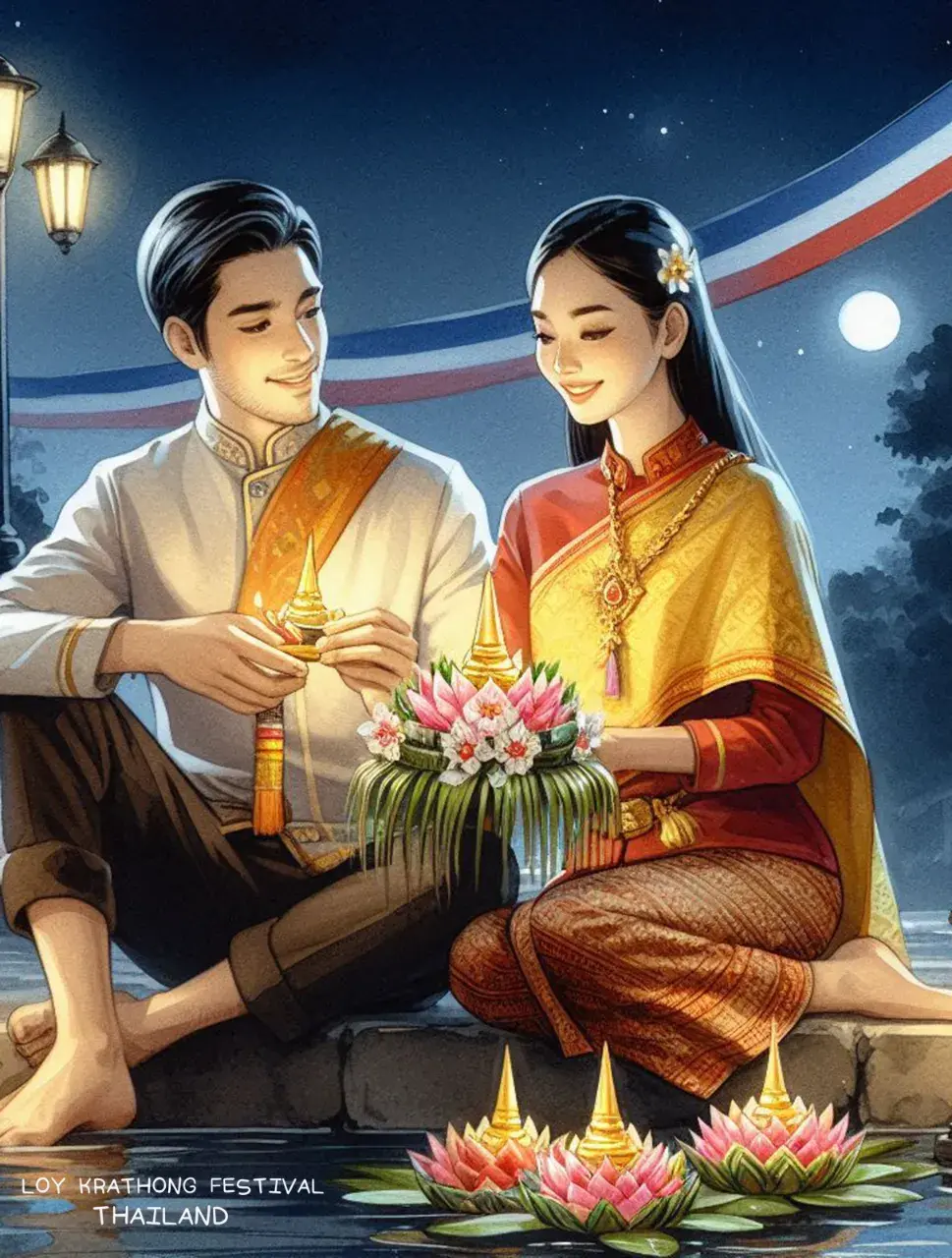 The splendor of Thai culture in Loy Krathong Festival | THAILAND 🇹🇭