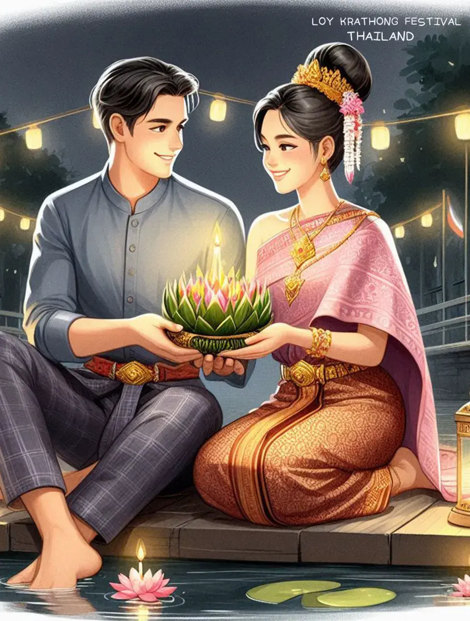 The splendor of Thai culture in Loy Krathong Festival | THAILAND 🇹🇭