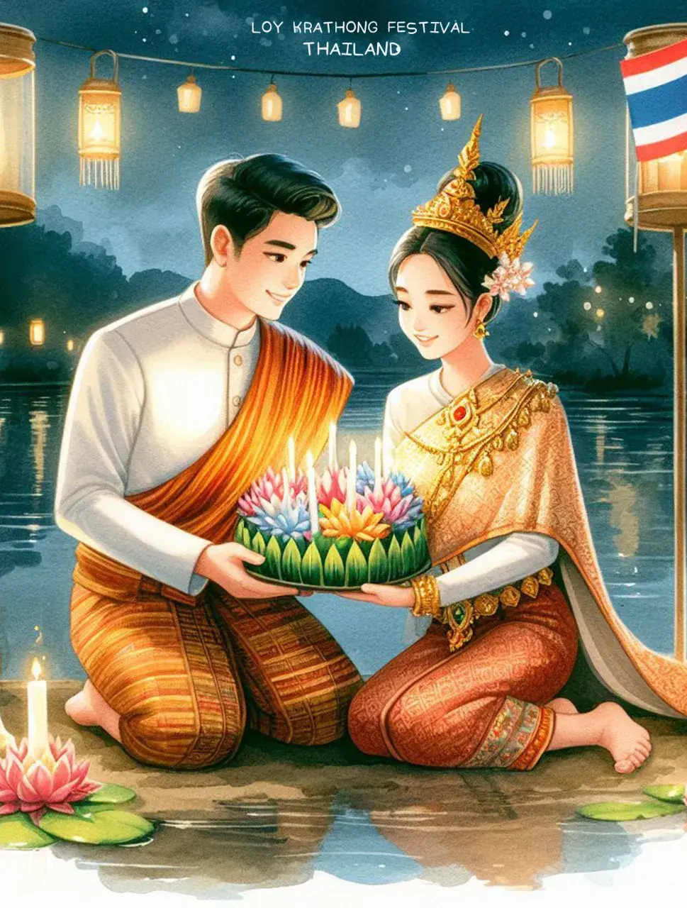 The splendor of Thai culture in Loy Krathong Festival | THAILAND 🇹🇭