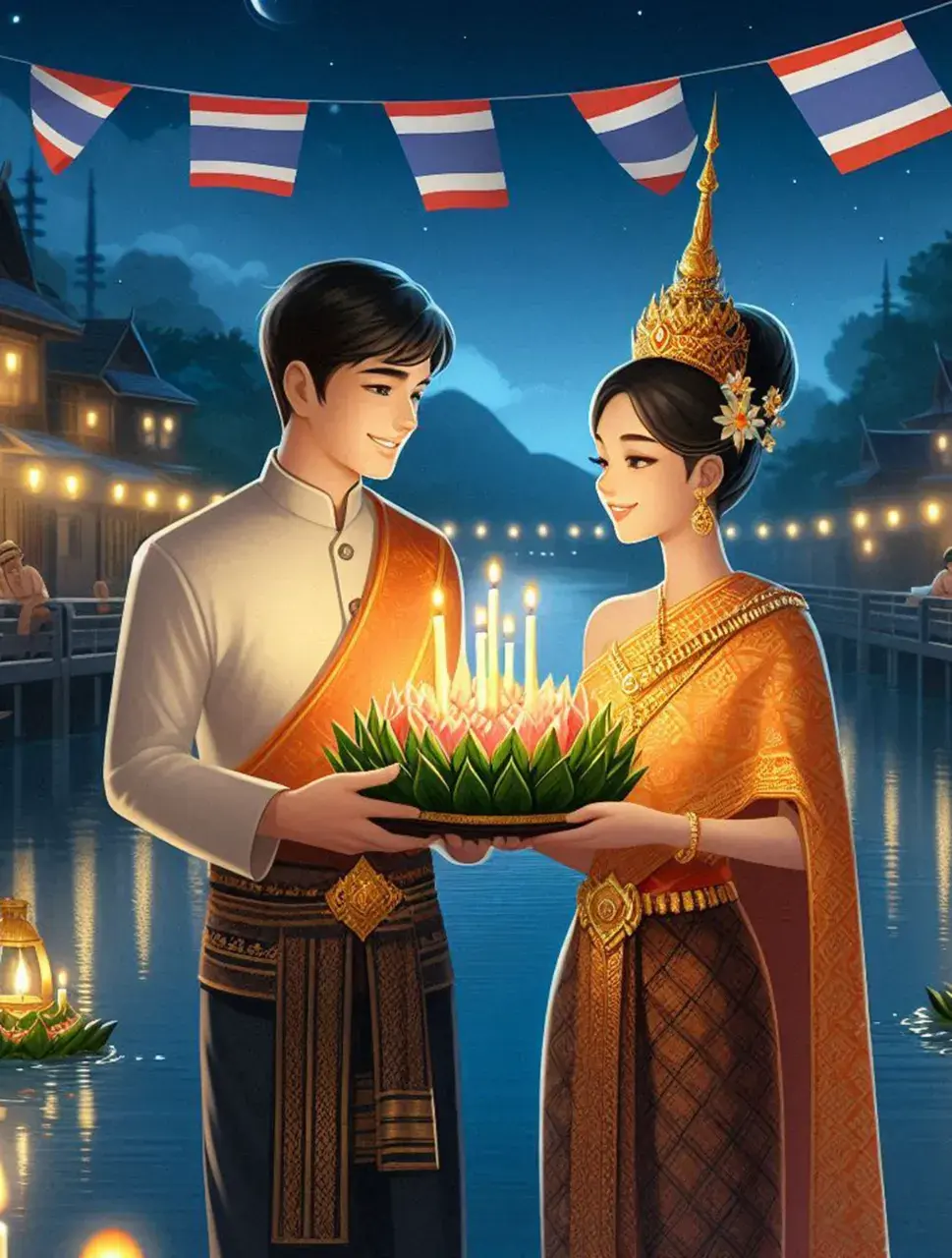 The splendor of Thai culture in Loy Krathong Festival | THAILAND 🇹🇭