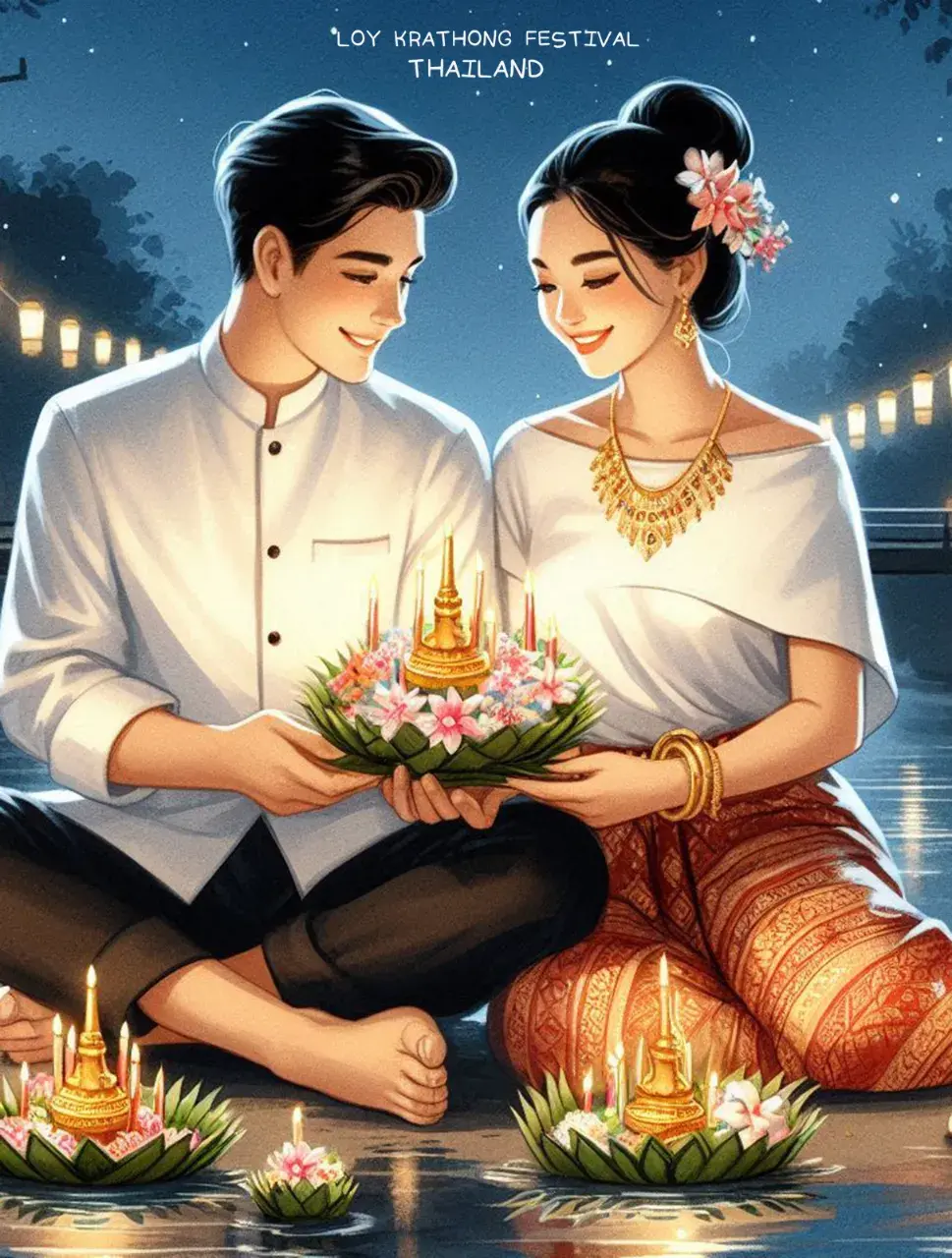 The splendor of Thai culture in Loy Krathong Festival | THAILAND 🇹🇭