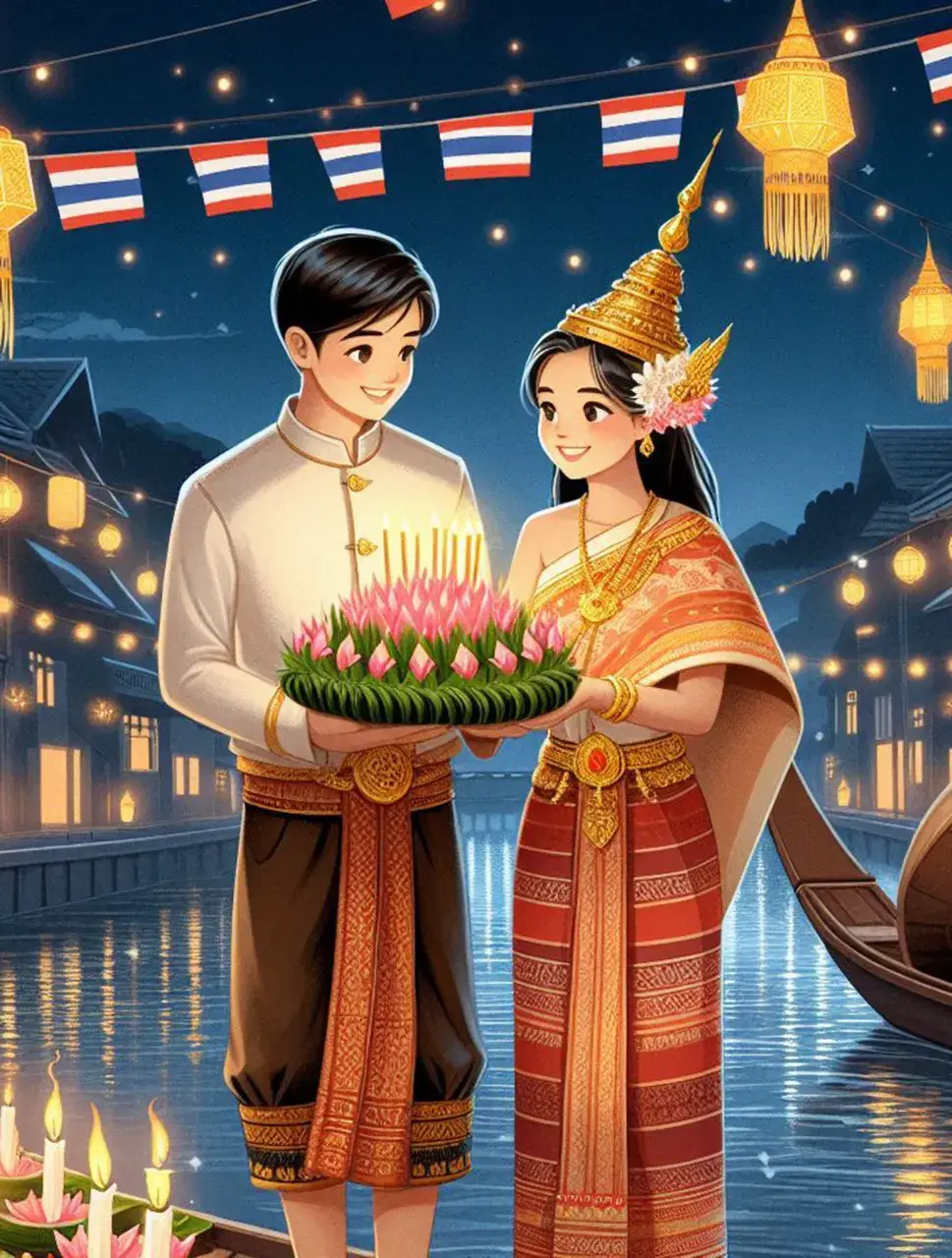 The splendor of Thai culture in Loy Krathong Festival | THAILAND 🇹🇭