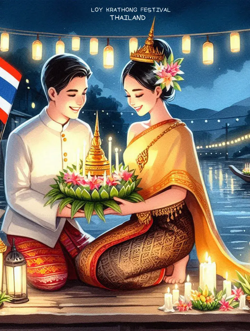 The splendor of Thai culture in Loy Krathong Festival | THAILAND 🇹🇭