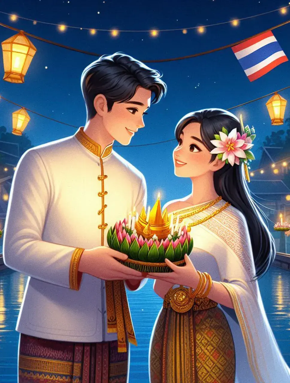 The splendor of Thai culture in Loy Krathong Festival | THAILAND 🇹🇭