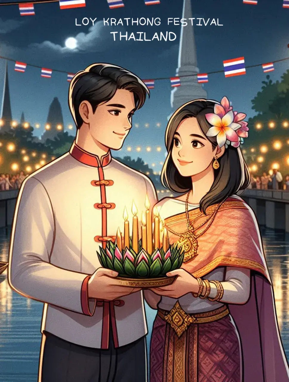 The splendor of Thai culture in Loy Krathong Festival | THAILAND 🇹🇭