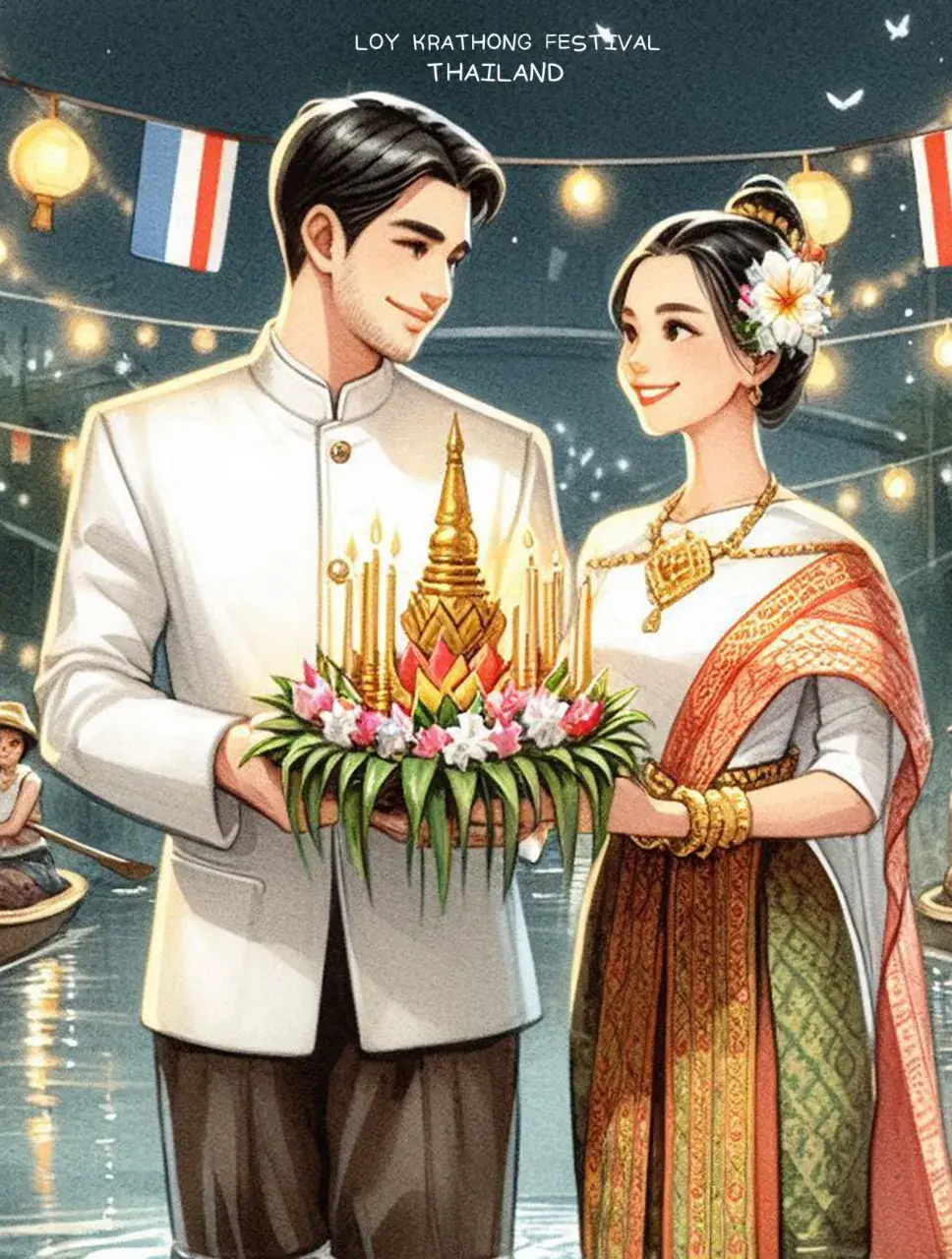 The splendor of Thai culture in Loy Krathong Festival | THAILAND 🇹🇭