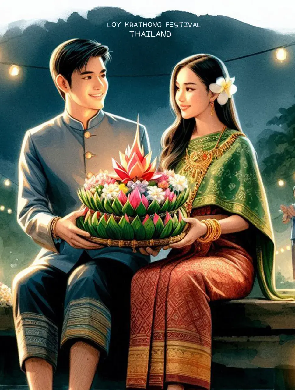 The splendor of Thai culture in Loy Krathong Festival | THAILAND 🇹🇭