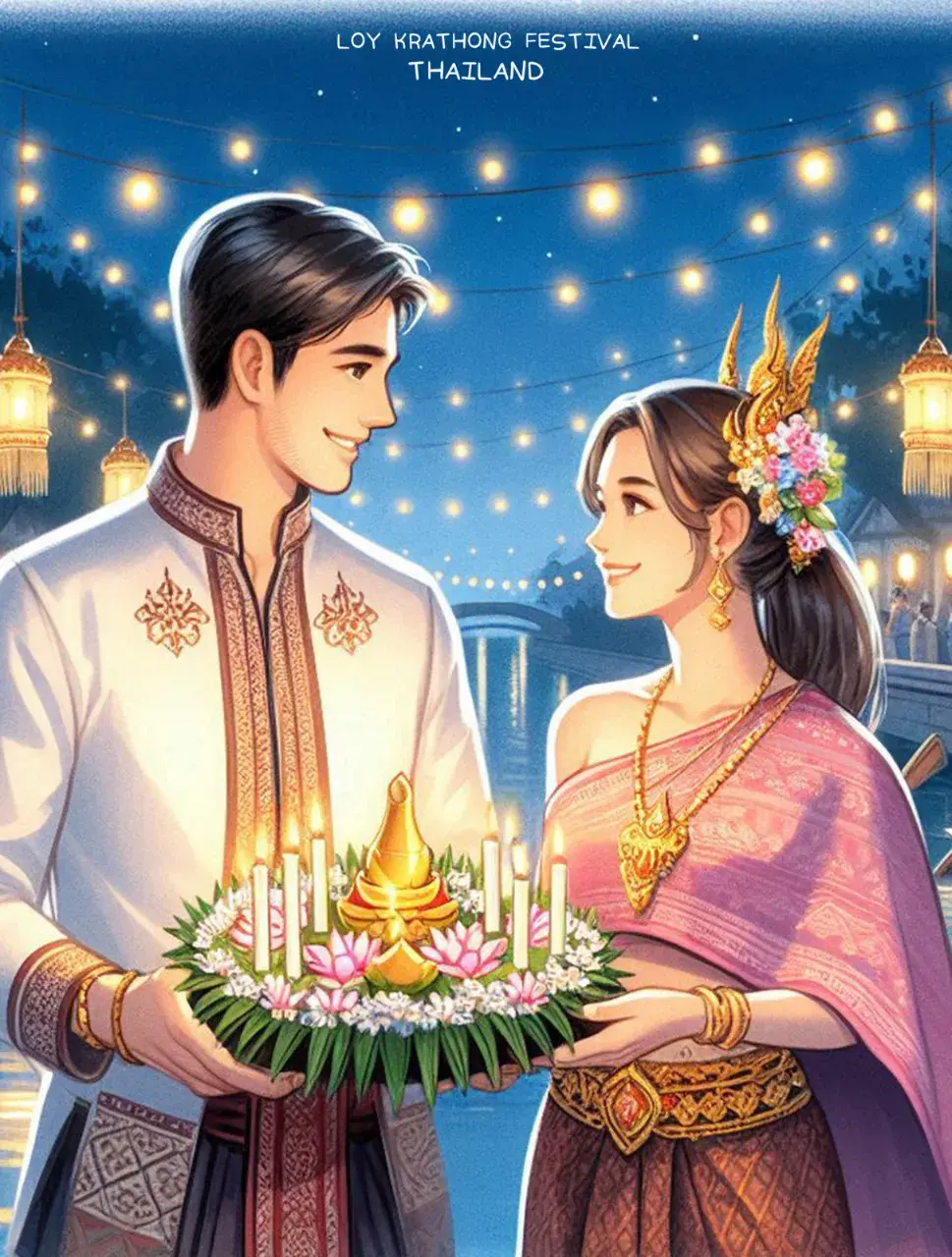 The splendor of Thai culture in Loy Krathong Festival | THAILAND 🇹🇭