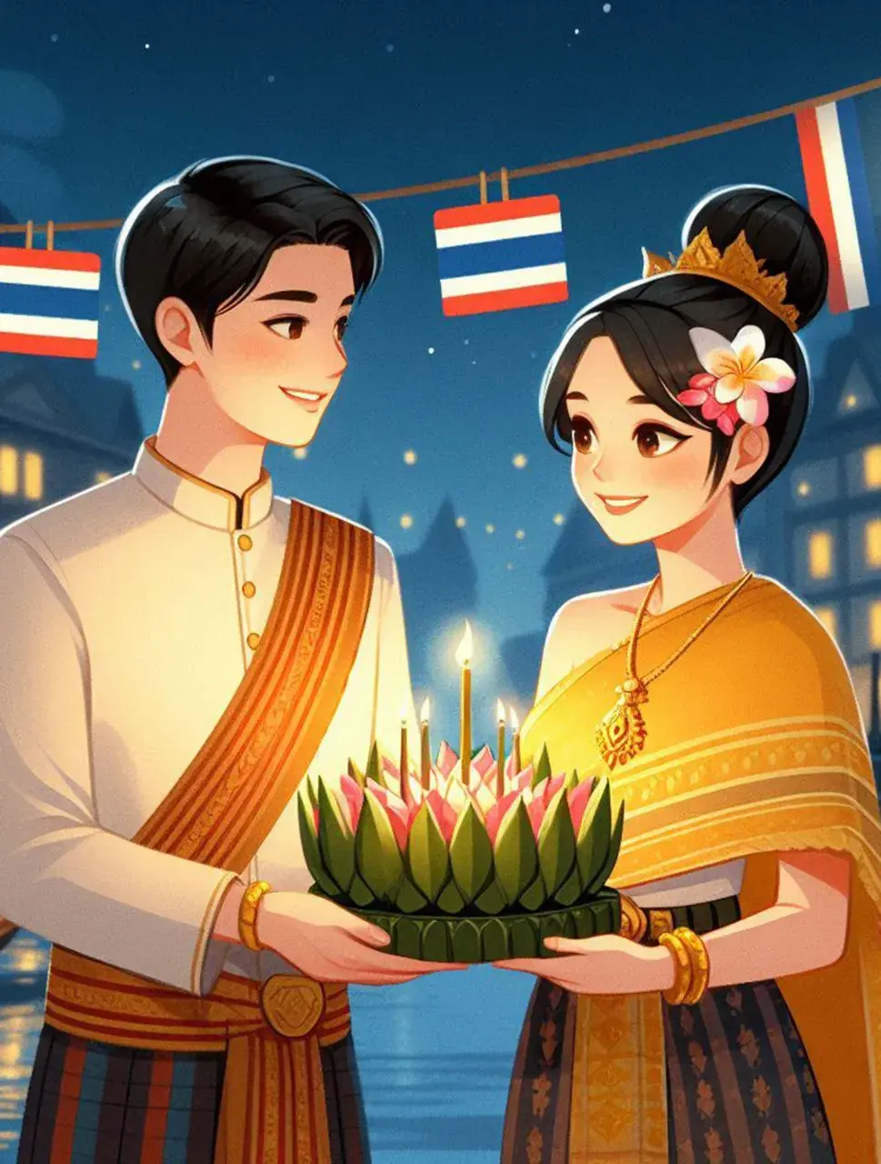 The splendor of Thai culture in Loy Krathong Festival | THAILAND 🇹🇭