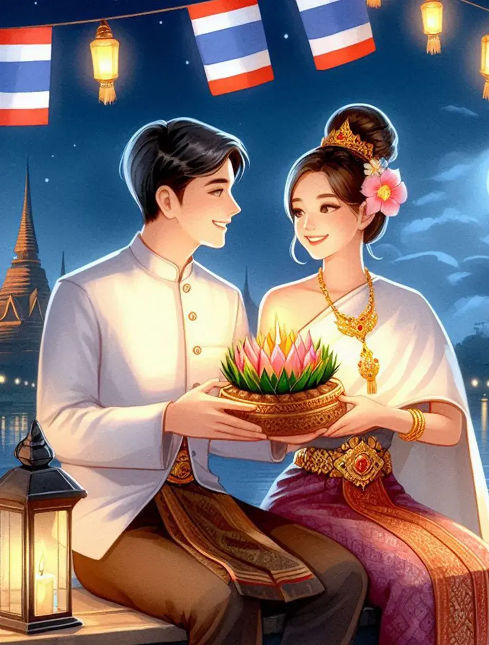 The splendor of Thai culture in Loy Krathong Festival | THAILAND 🇹🇭