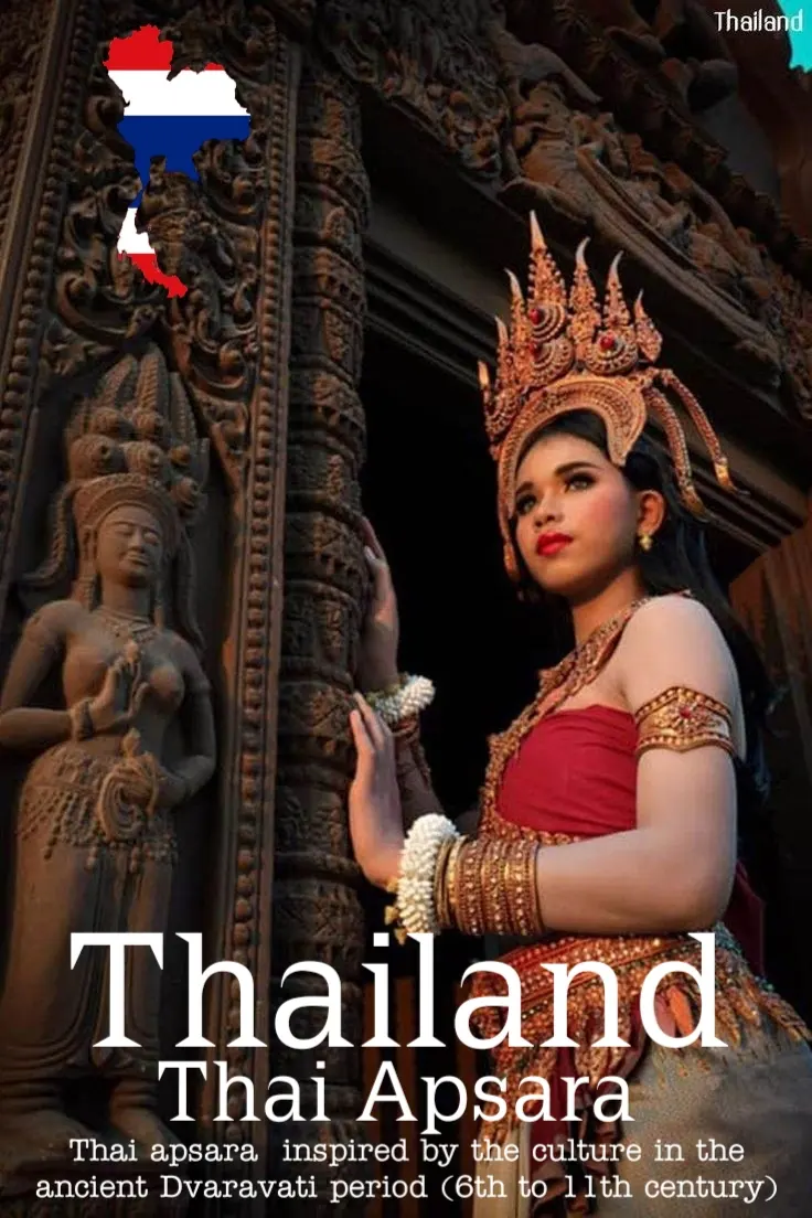 Apsara Costume.Apsara danceThailand Culture.Apsorn dance.