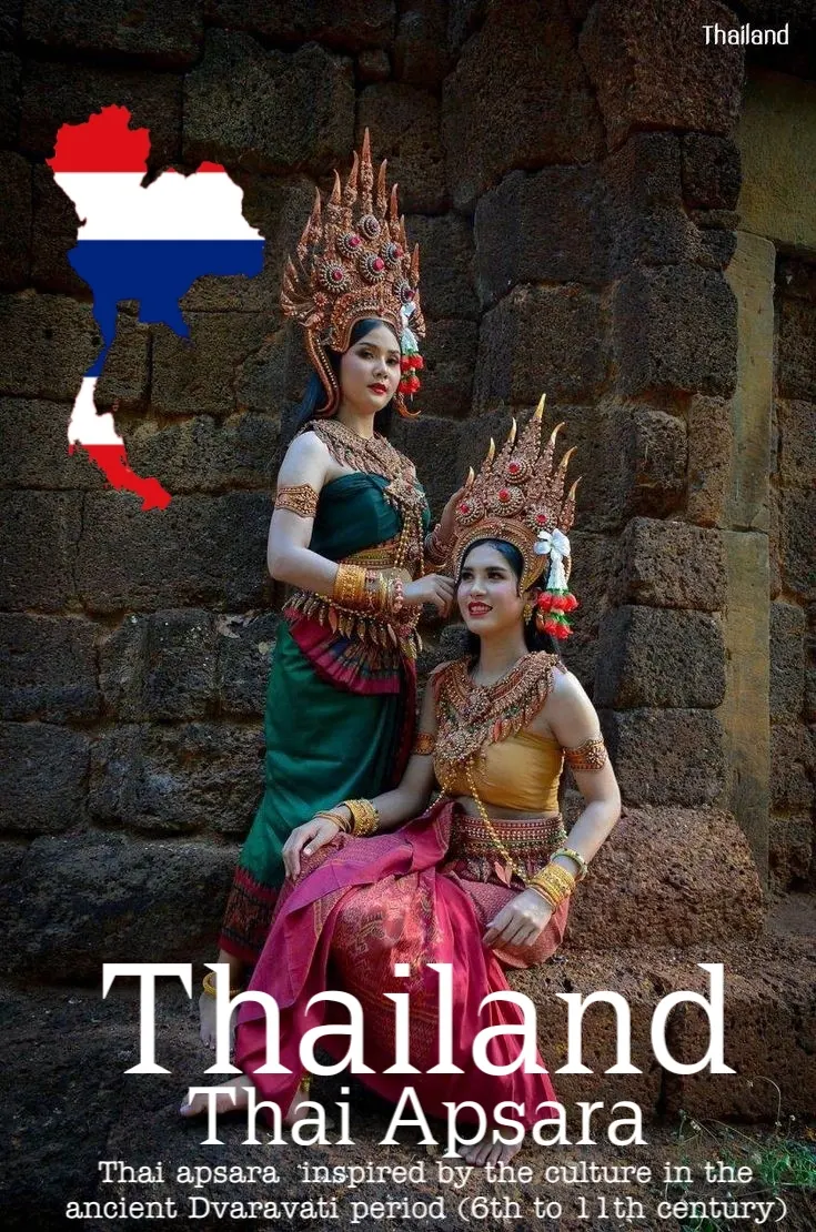 Apsara Costume.Apsara danceThailand Culture.Apsorn dance.