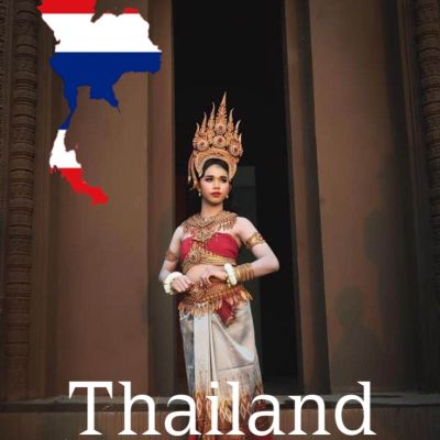 Apsara Costume.Apsara danceThailand Culture.Apsorn dance.