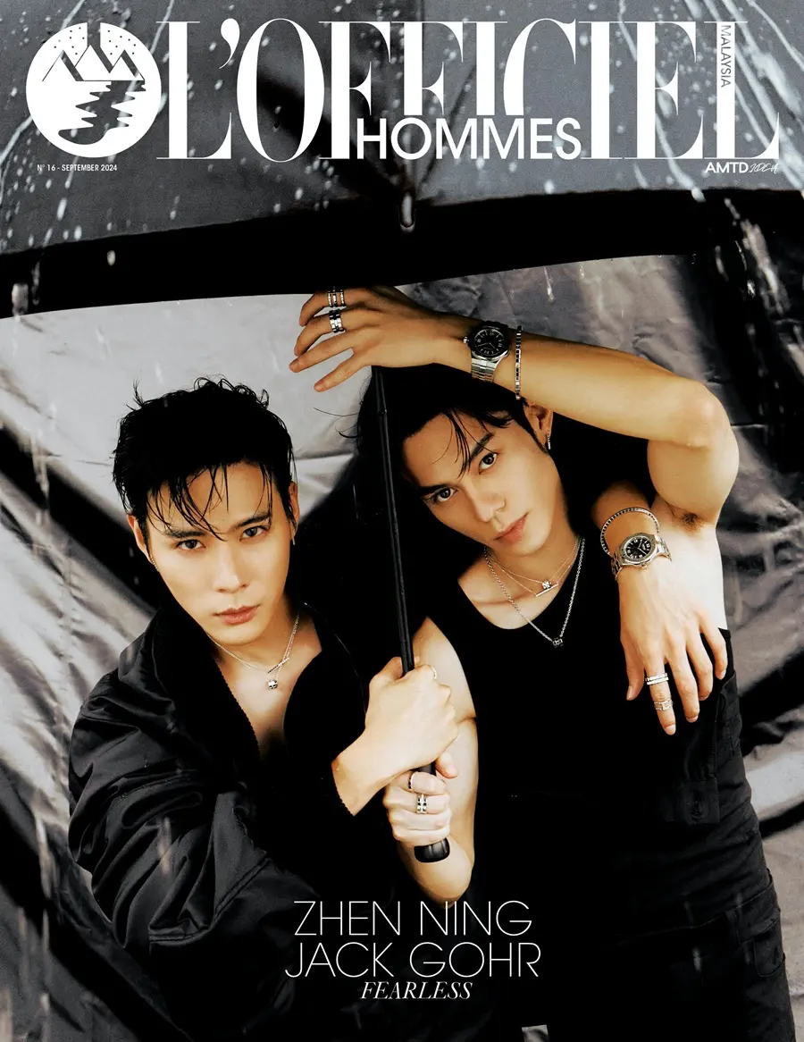 Jack Gohr & Zhen Ning @ L'Officiel Homme Malaysia September 2024