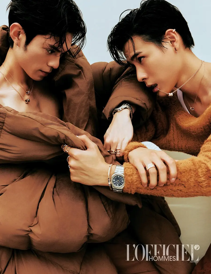 Jack Gohr & Zhen Ning @ L'Officiel Homme Malaysia September 2024