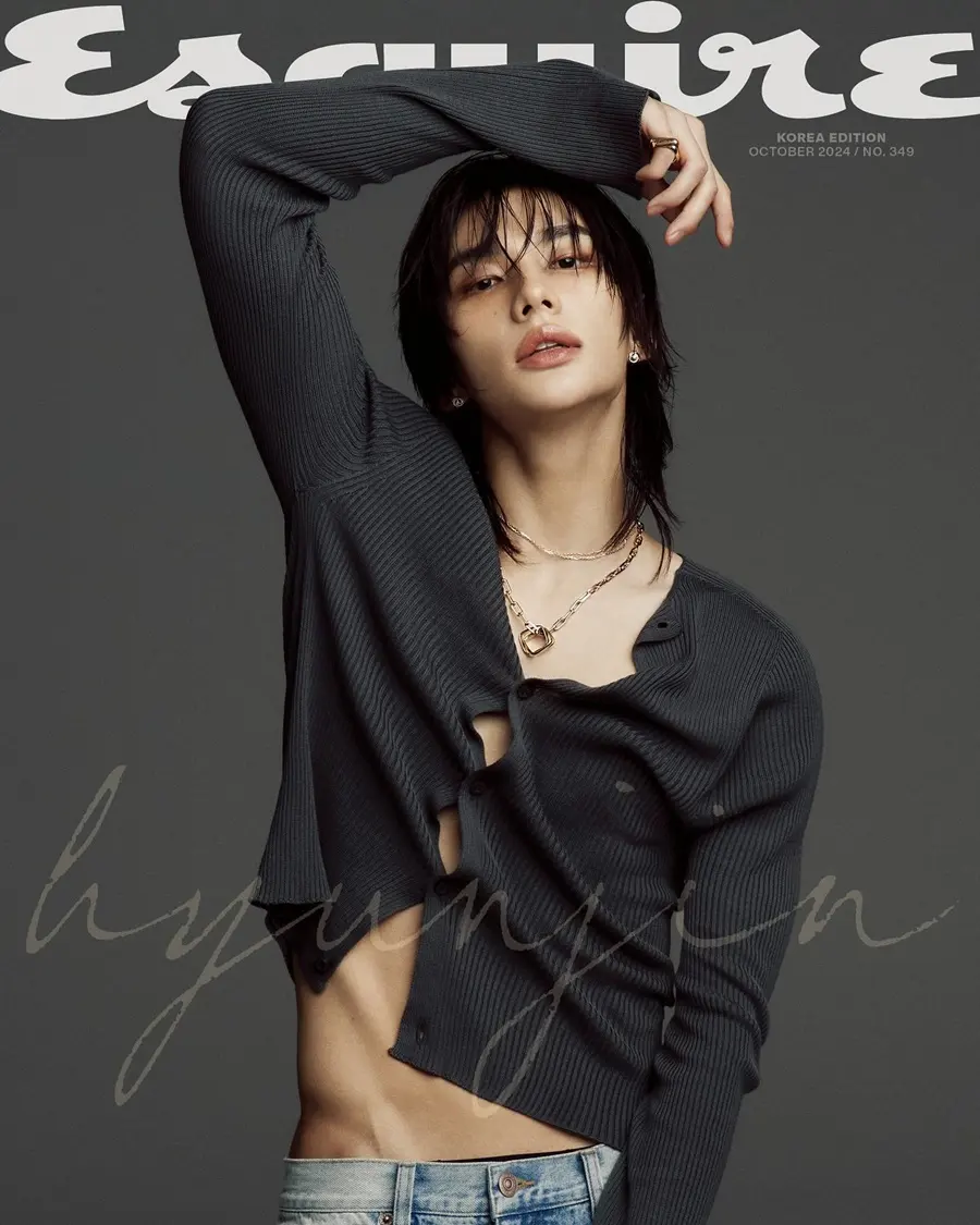 (Stray Kids) Hyunjin @ Esquire Korea October 2024