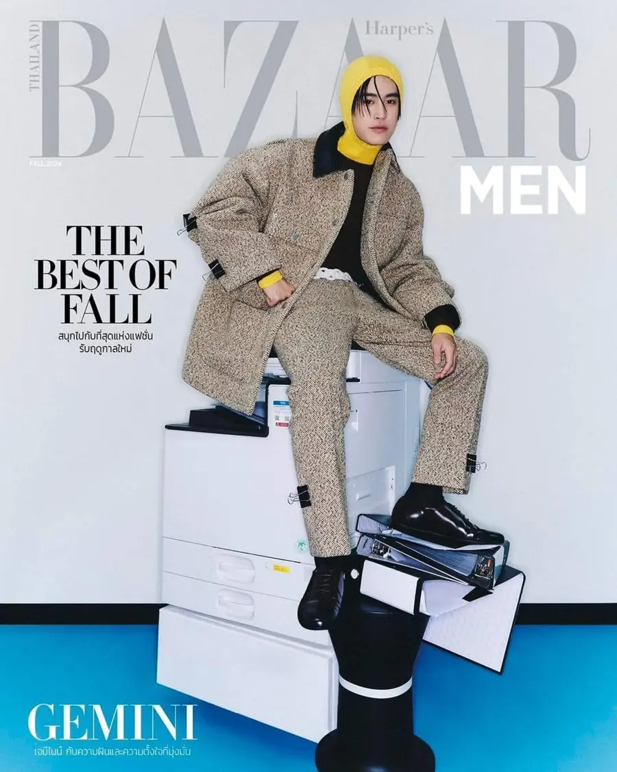 เจมีไนน์-นรวิชญ์ @ Harper's BAZAAR Men Thailand September 2024