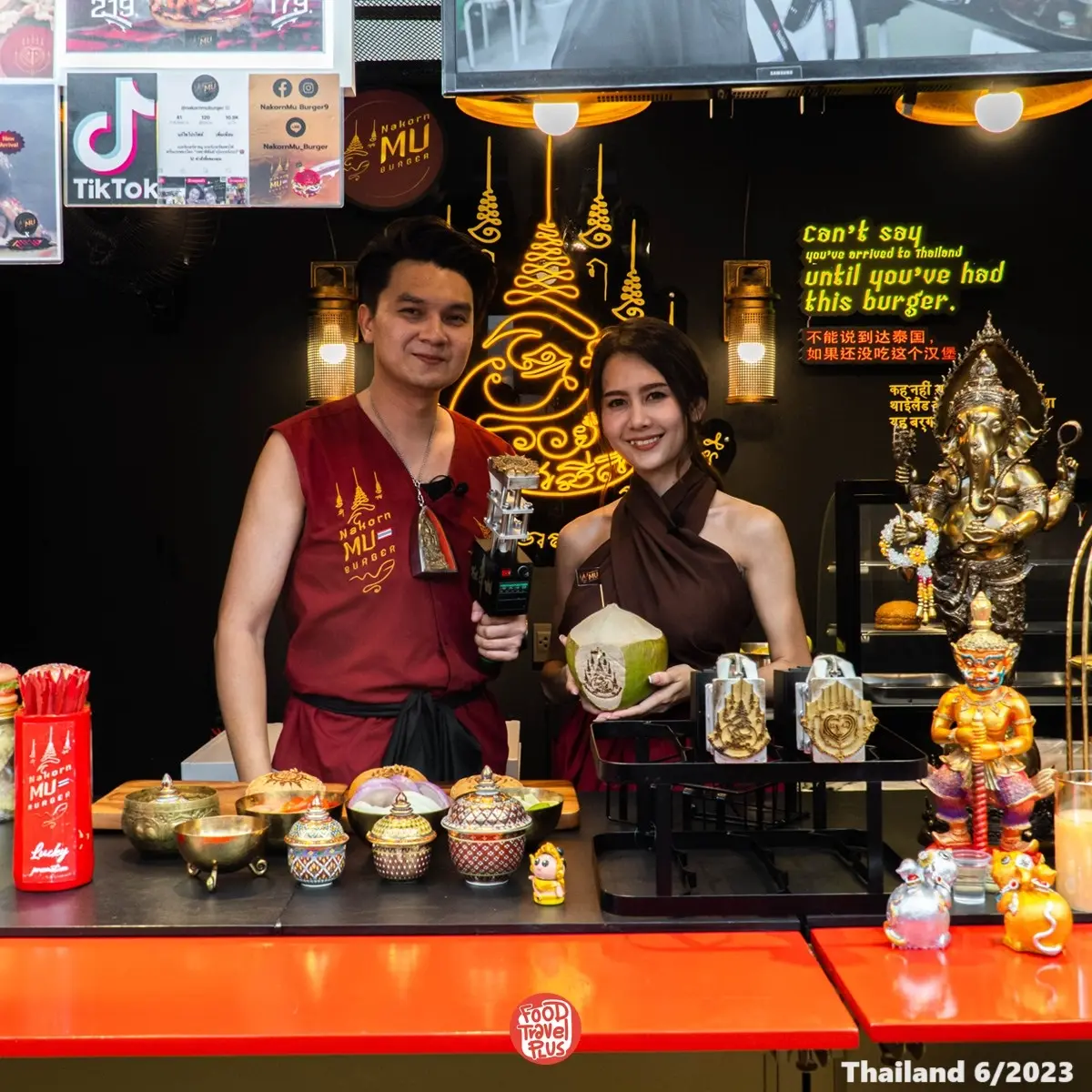 Burgers with Thai Yantra 🇹🇭