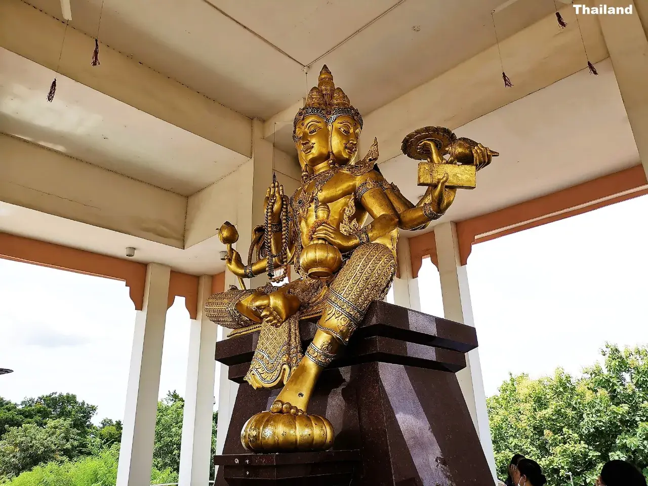 Thai Brahma Statue at Sing Buri 🇹🇭