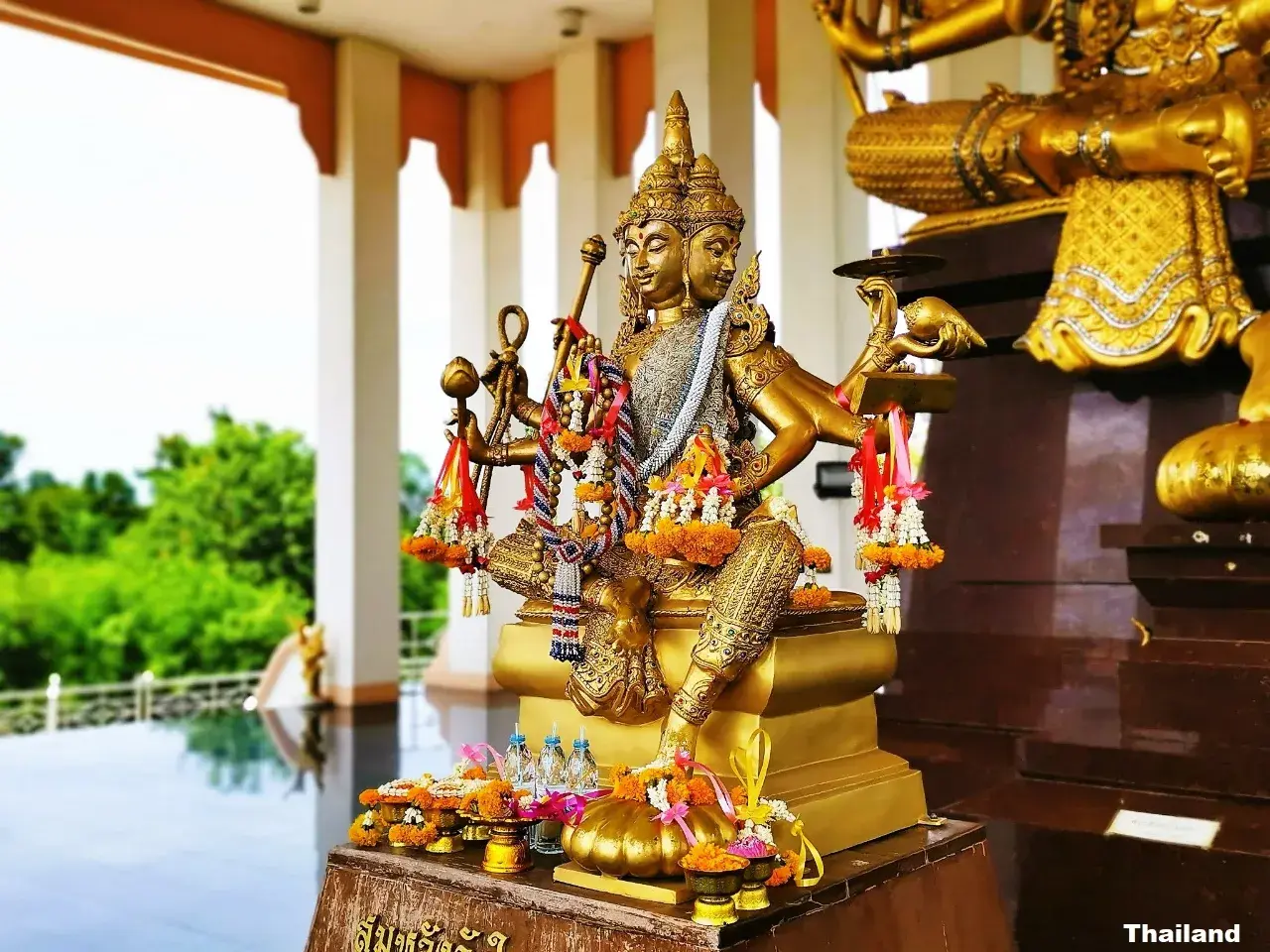 Thai Brahma Statue at Sing Buri 🇹🇭