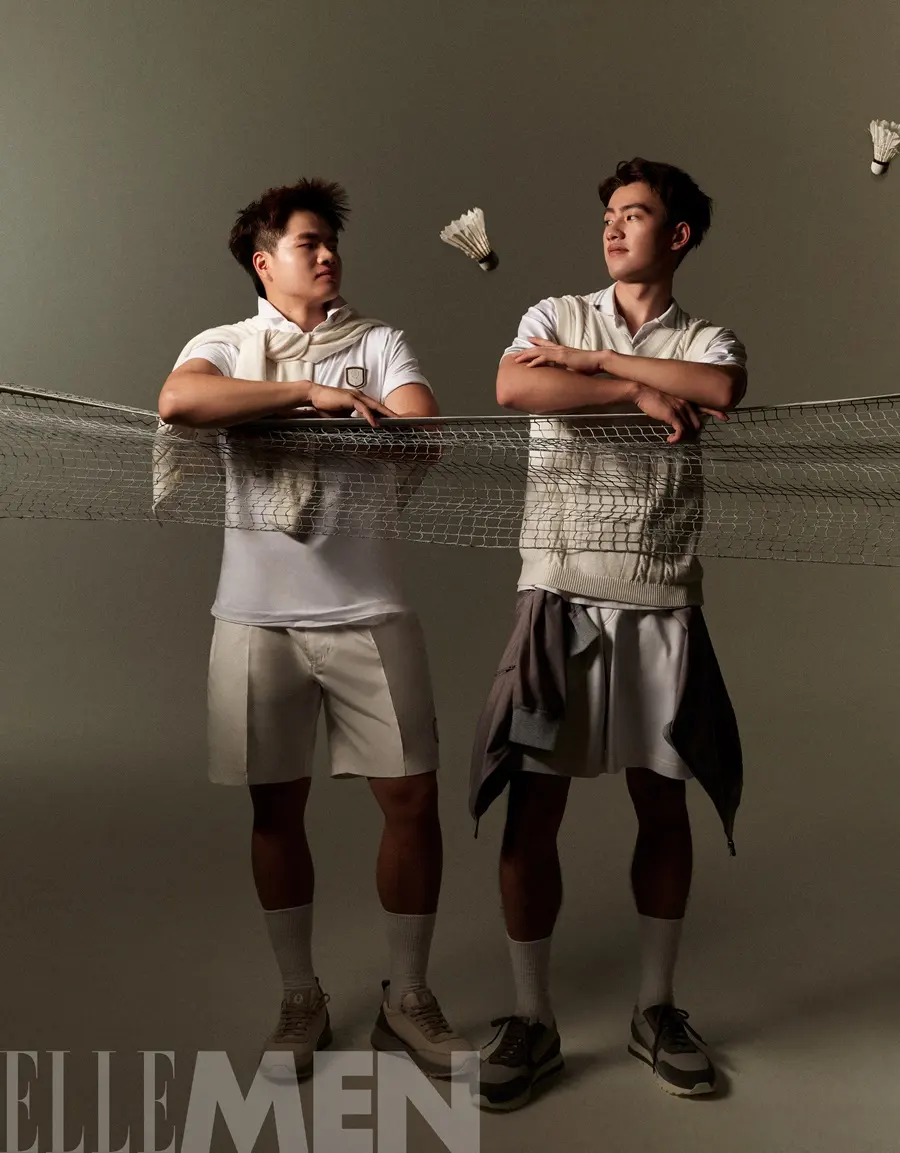 Liang Weikeng & Wang Chang @ ELLEMEN China September 2024 (Olympic Special)