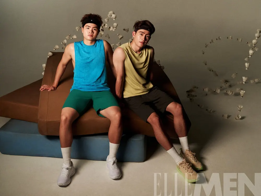 Liang Weikeng & Wang Chang @ ELLEMEN China September 2024 (Olympic Special)