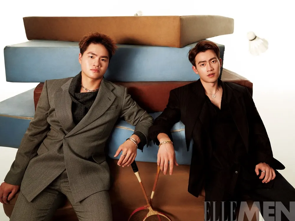 Liang Weikeng & Wang Chang @ ELLEMEN China September 2024 (Olympic Special)