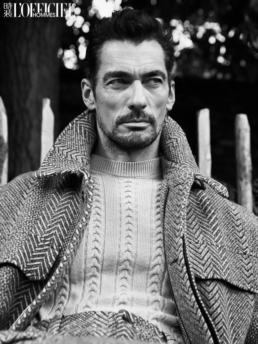 David Gandy @ L'Officiel Hommes China October 2024