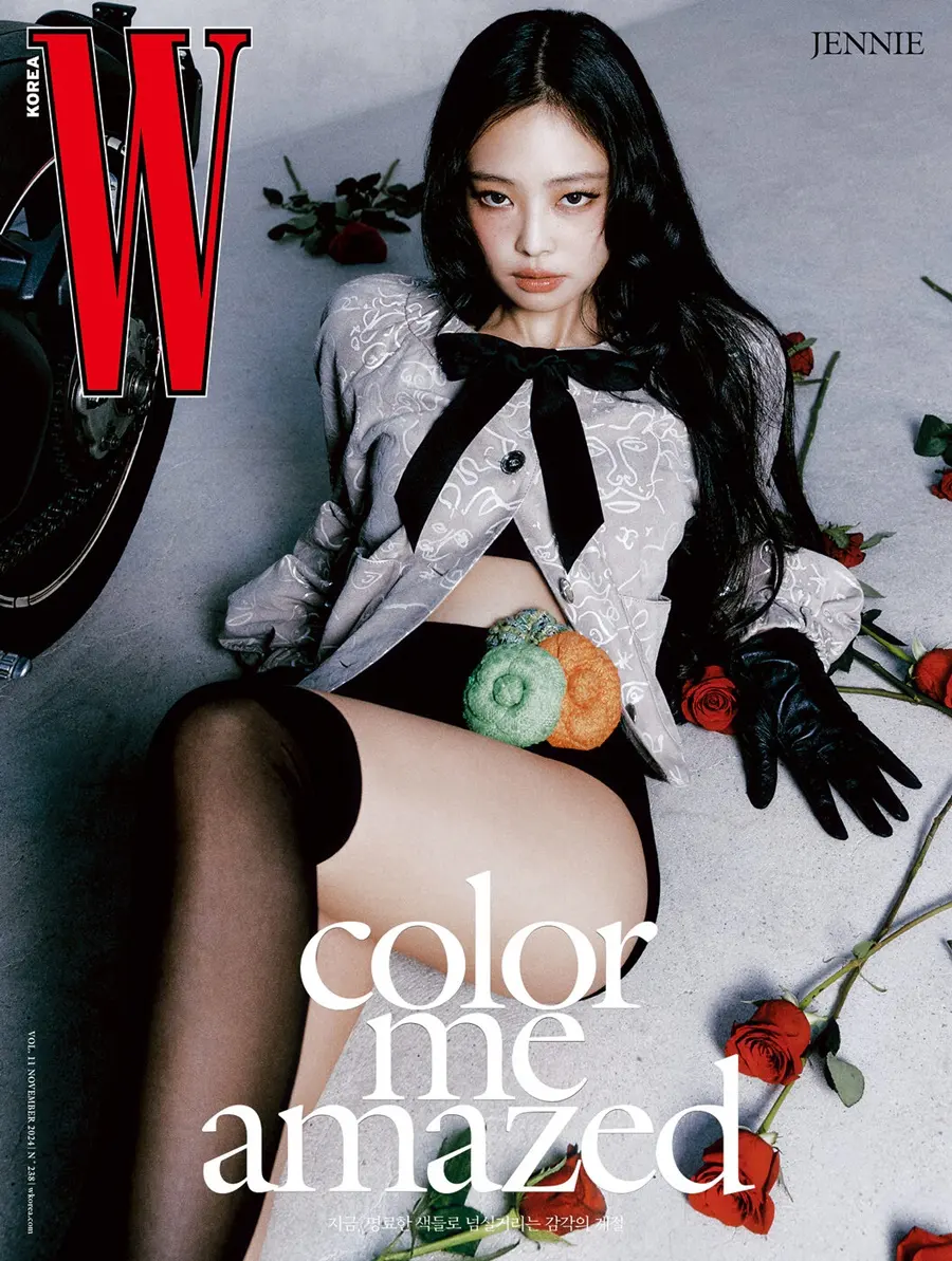 JENNIE @ W Korea October 2024