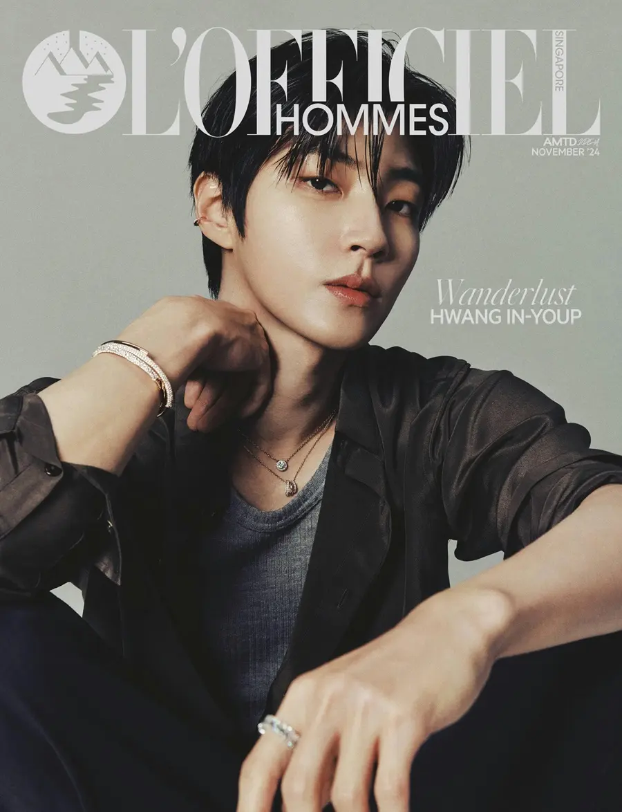 Hwang In youp @ L’OFFICIEL HOMMES Singapore November 2024