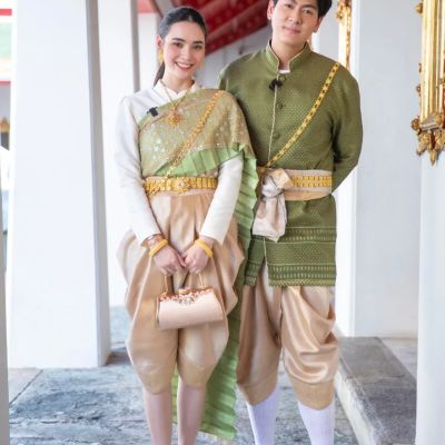 Mook and Bom in Thai Costumes 🇹🇭