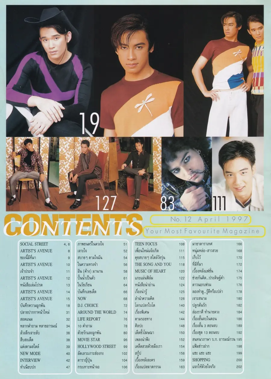 (วันวาน) ลิฟท์ สุพจน์ & ออย ธนา @ HEART Magazine no.12 April 1997