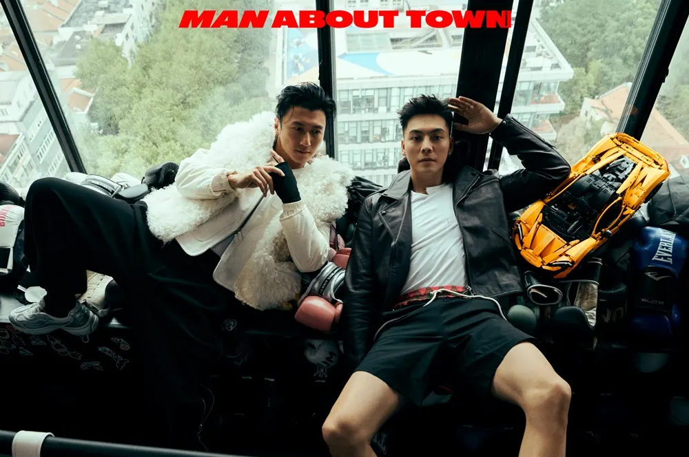 Nicholas Tse & William Chan @ MAN ABOUT TOWN China October 2024