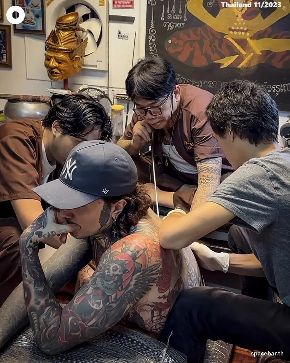 Oliver Sykes and Thai Sak Yant Tattoo 🇹🇭