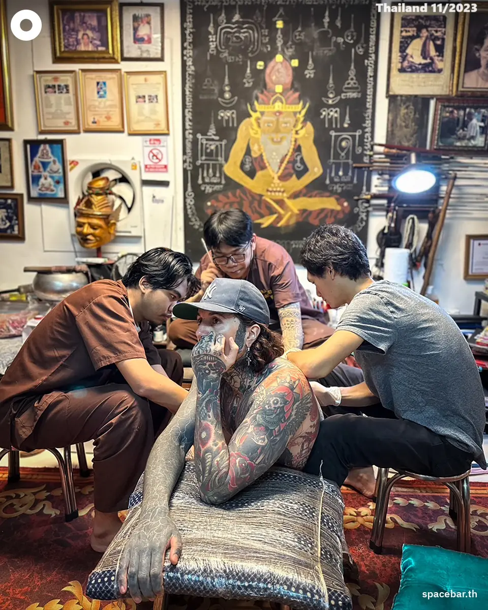 Oliver Sykes and Thai Sak Yant Tattoo 🇹🇭