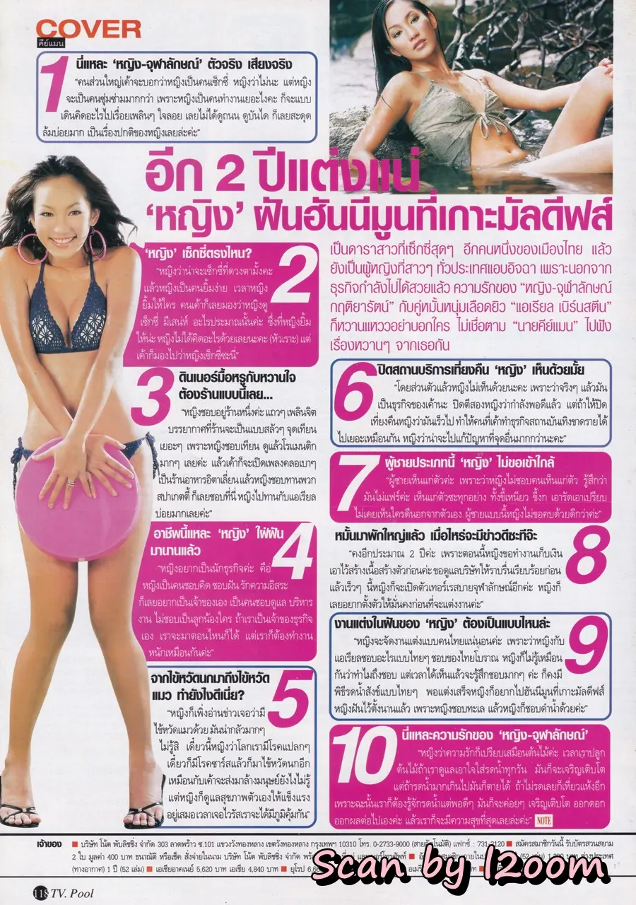 (วันวาน) หญิง-จุฬาลักษณ์ @ นิตยสาร ทีวีพูล ปีที่ 14 ฉบับที่ 719 มีนาคม 2547