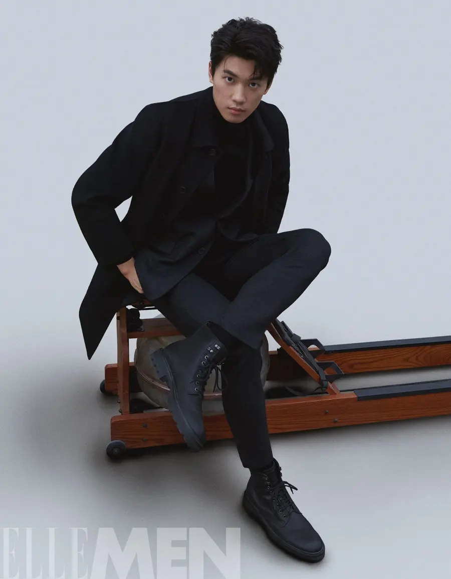 Wang Shun @ ELLEMEN China December 2024