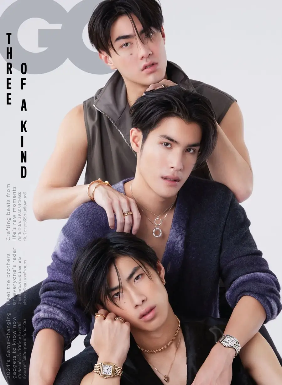 เจ้านาย-จินเจษฎ์ ,เจ้าขุน-จักรภัทร & เจ้าสมุทร-จักร วรรธนะสิน @ GQ Thailand November 2024