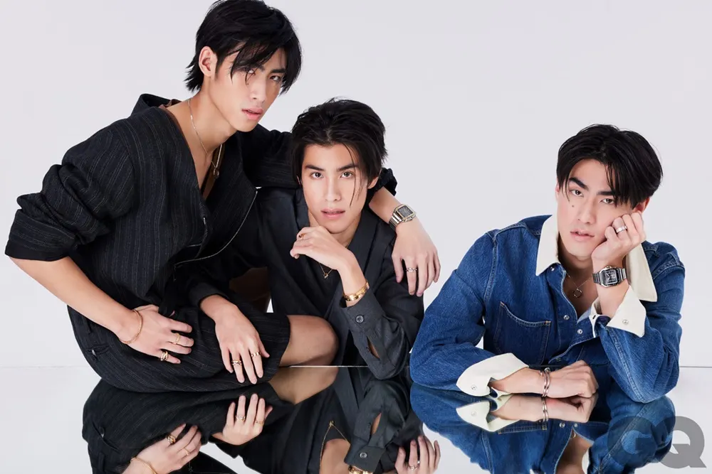 เจ้านาย-จินเจษฎ์ ,เจ้าขุน-จักรภัทร & เจ้าสมุทร-จักร วรรธนะสิน @ GQ Thailand November 2024