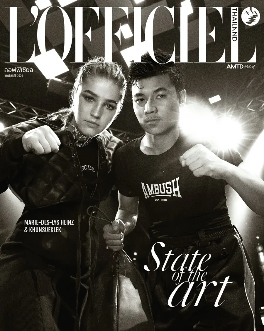 ขุนศึกเล็ก บูมเด็กเซียน & มารี เดส์ ลีส ไฮนซ์ @ L’OFFICIEL Thailand November 2024