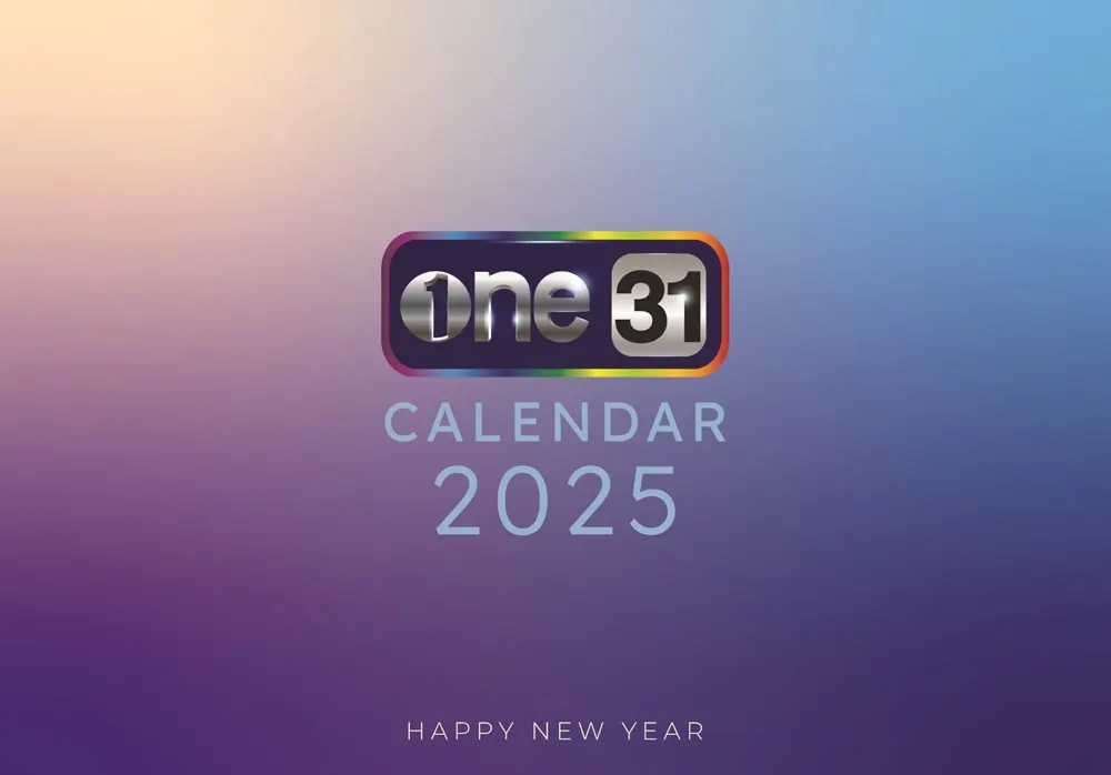 ปฏิทินปีใหม่ ช่อง one31 2568/2025