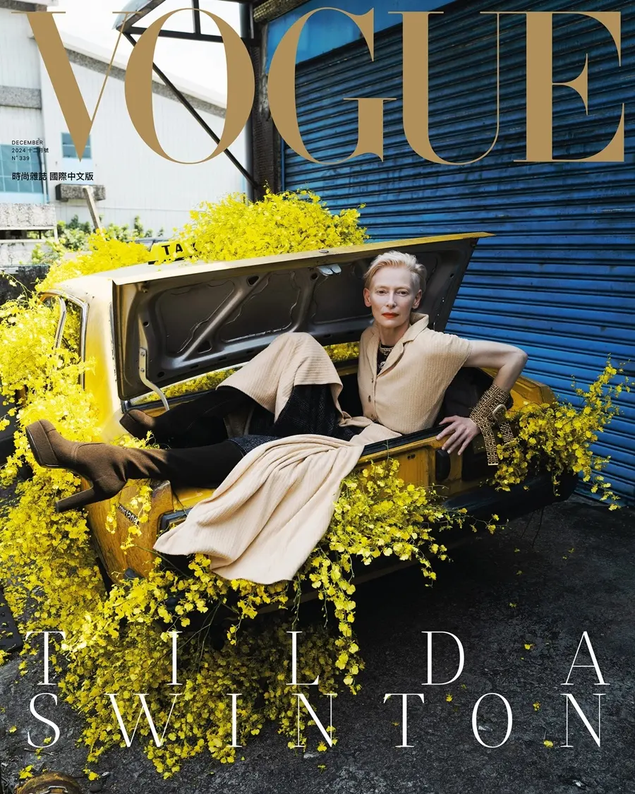 Tilda Swinton @ VOGUE Taiwan December 2024