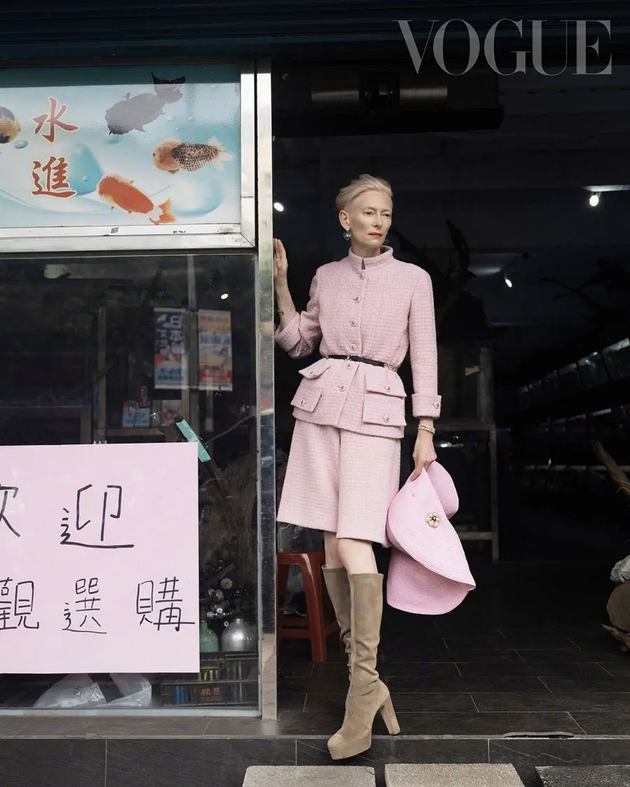 Tilda Swinton @ VOGUE Taiwan December 2024