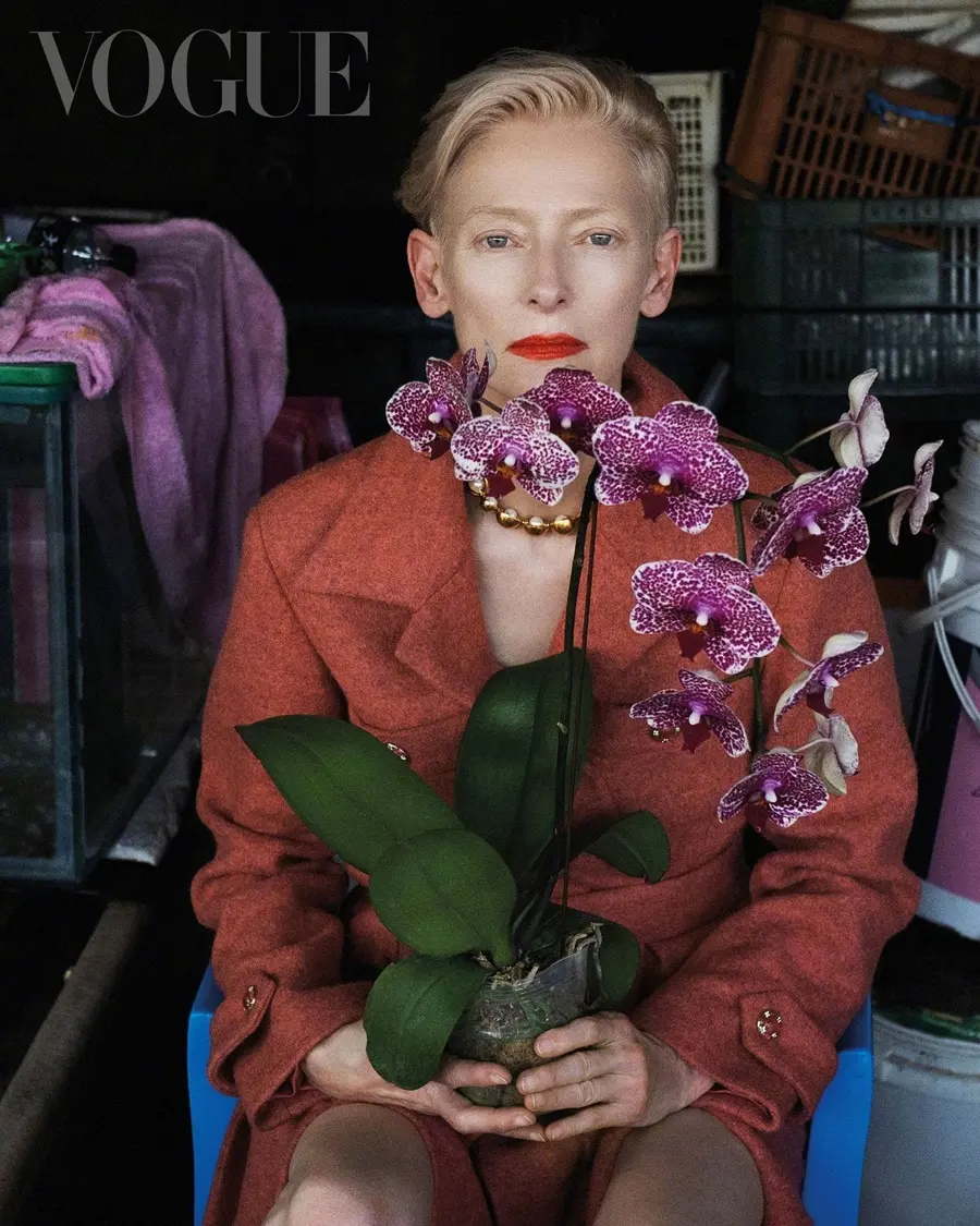 Tilda Swinton @ VOGUE Taiwan December 2024