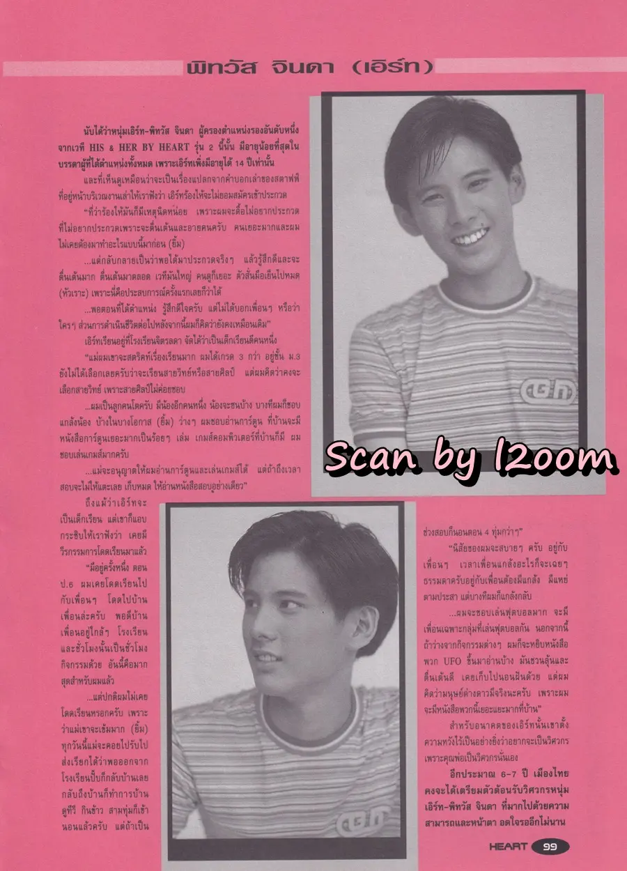 (วันวาน) ปราโมทย์ แสงศร @ HEART Magazine no.14 June 1997