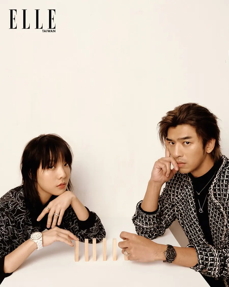 Chen Bolin & Chung Suet Ying @ ELLE Taiwan December 2024